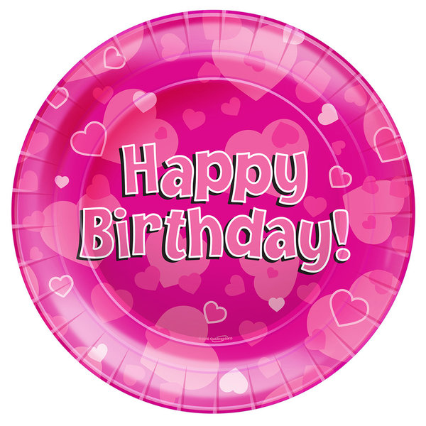 Happy Birthday Teller - Pink