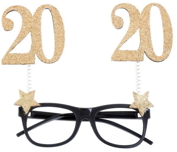 Party Brille "20" Geburtstag