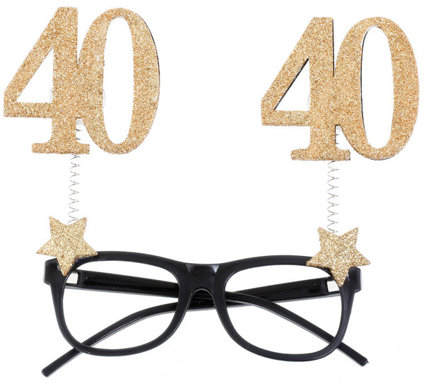 Party Brille "40" Geburtstag