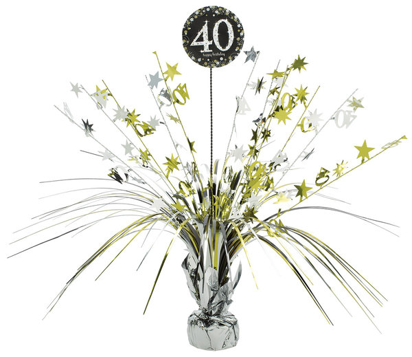Tischkaskade "40th Birthday" - 46cm