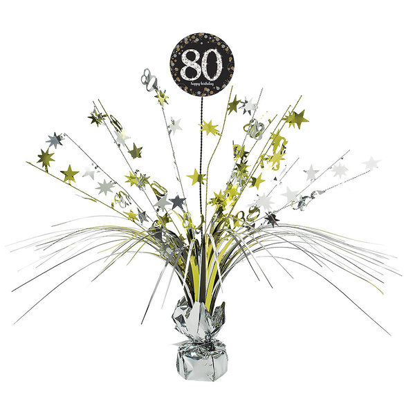 Tischkaskade "80th Birthday" - 46cm