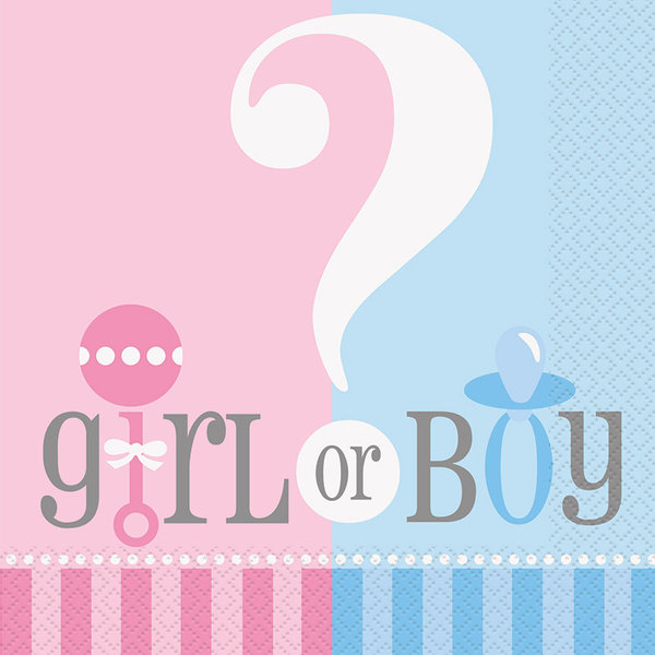 20 Servietten Boy or Girl ?