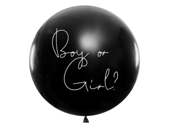 1 Riesenballon - Boy or Girl - Pink - Ø 1m