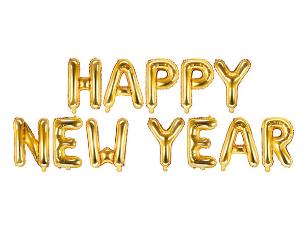 Ballon - Schriftzug - Happy New Year