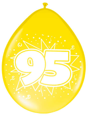 95. Geburtstag  Ballons - 8 Stück