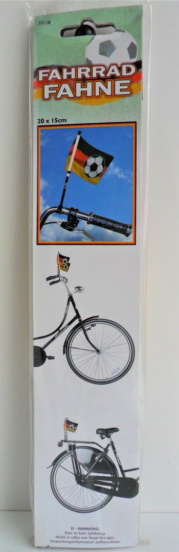 Deutschland-Fahrrad-Fahne  20 x 15 cm