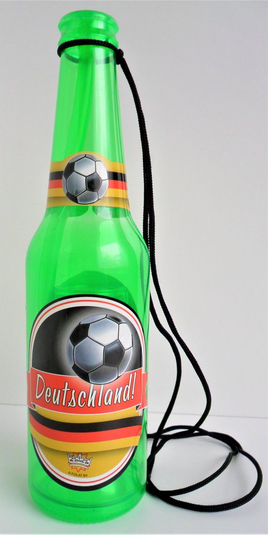 Bierflaschen - Tröte mit Halsband " Deutschland"