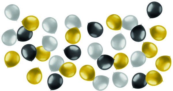 Mini Ballons Metallic  13 cm - 50 Stück