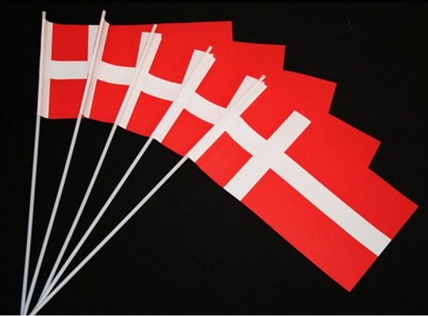 Papierfähnchen - Dänemark