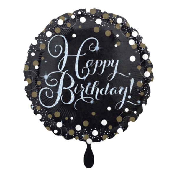 1 Folienballon - Sparkling Birthday - 45cm