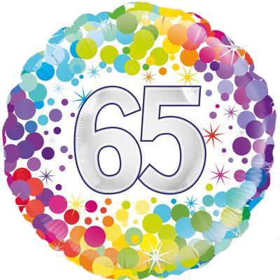 Oaktree 65th Colourful Confetti Birthday