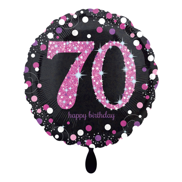 1 Folienballon - Pink Celebration 70