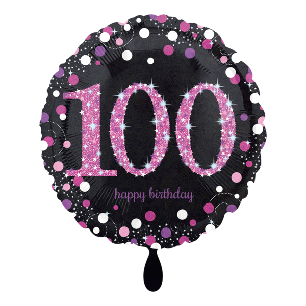 1 Folienballon - Pink Celebration 100