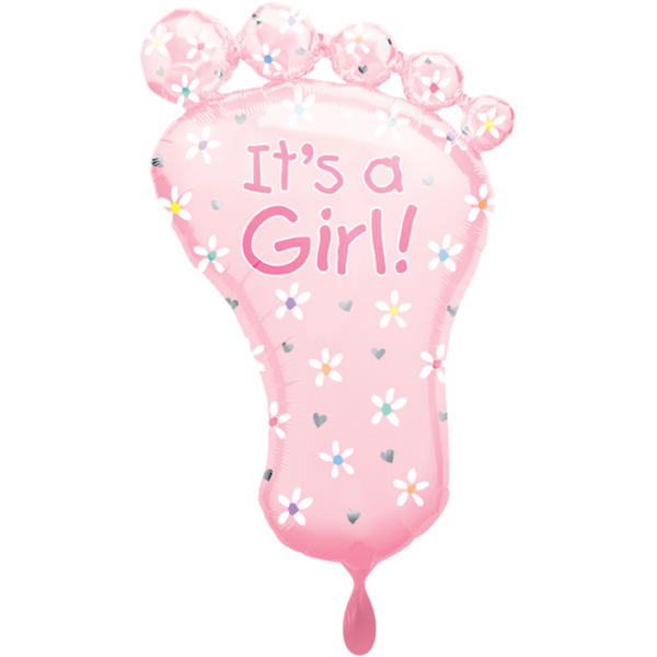 1 Ballon XXL - It´s a Girl Foot