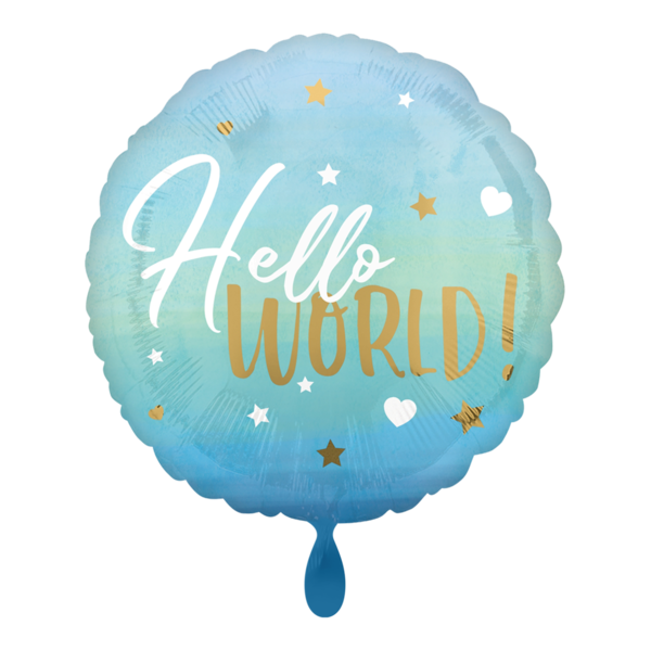 1 Folienballon - Hello World