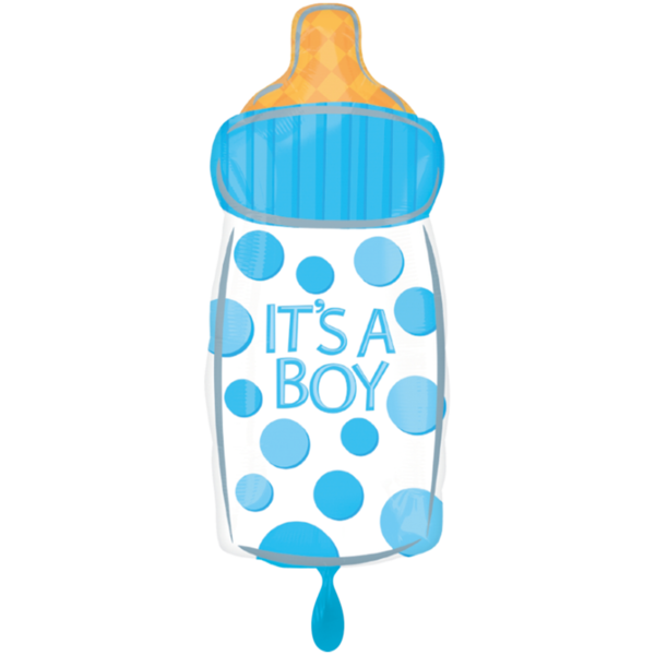1 Folienballon - Its A Boy Baby Bottle