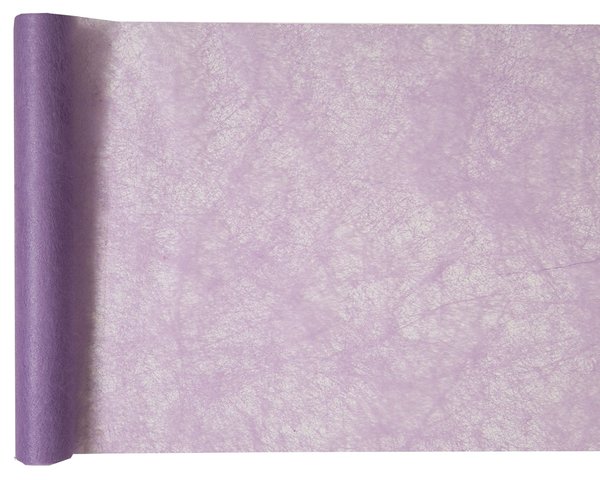 Tischläufer Fanon Vliesstoff - Violett - 5 Meter