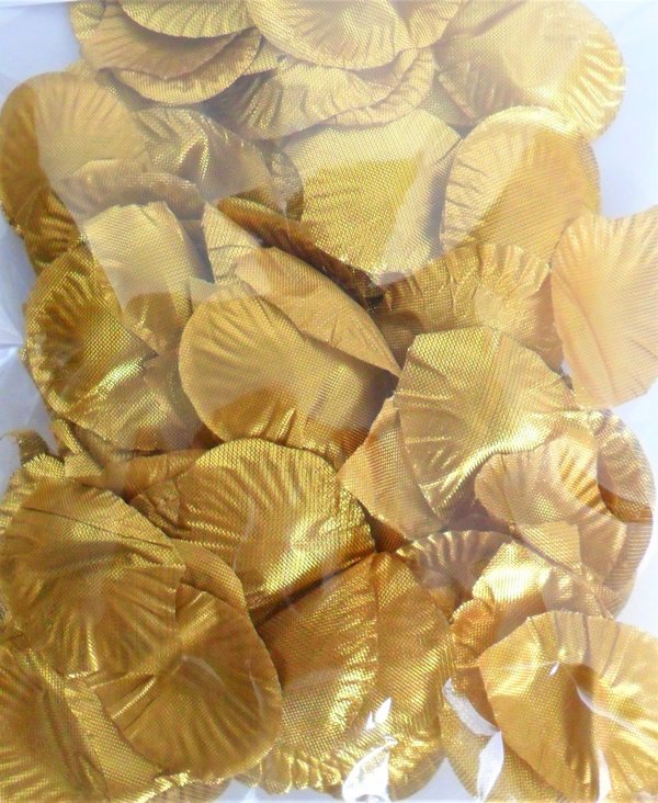 Rosenblätter gold 100 Stück