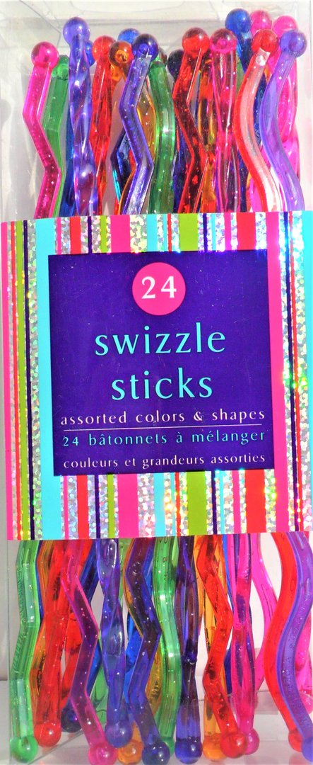 24 Getränke Swizzle Sticks