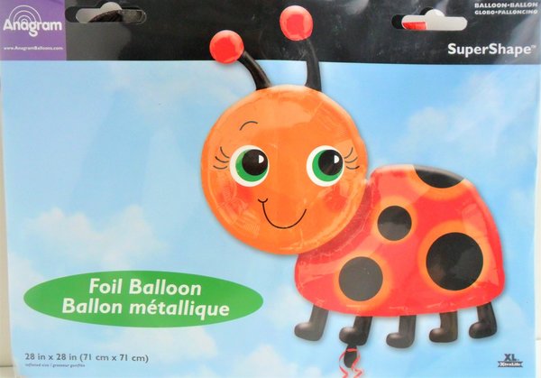 Folienballon - Marienkäfer - 71cm