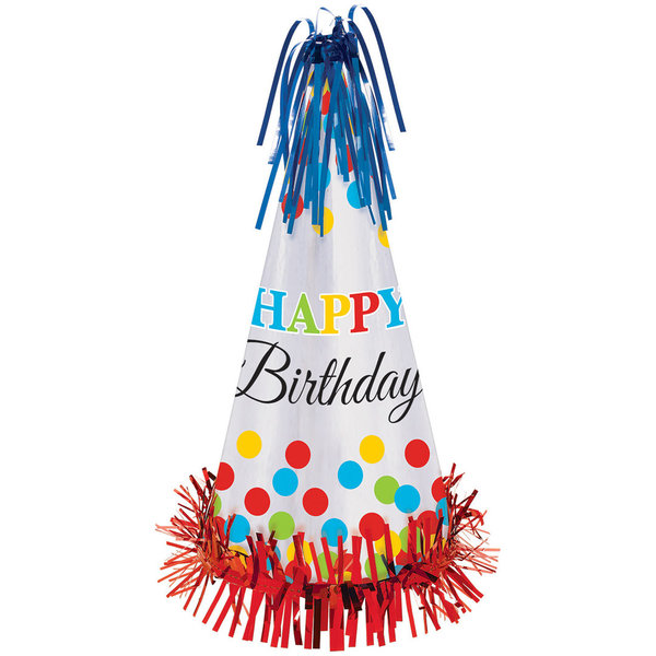 Partyhut XXL "Happy Birthday" 33cm