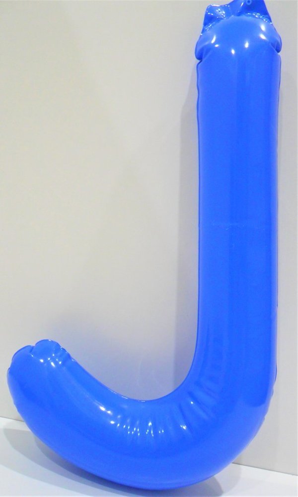 PVC-Buchstabenballon  "J"  35cm, in 5 Farben