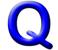 PVC-Buchstabenballon  "Q"  35cm, in 5 Farben