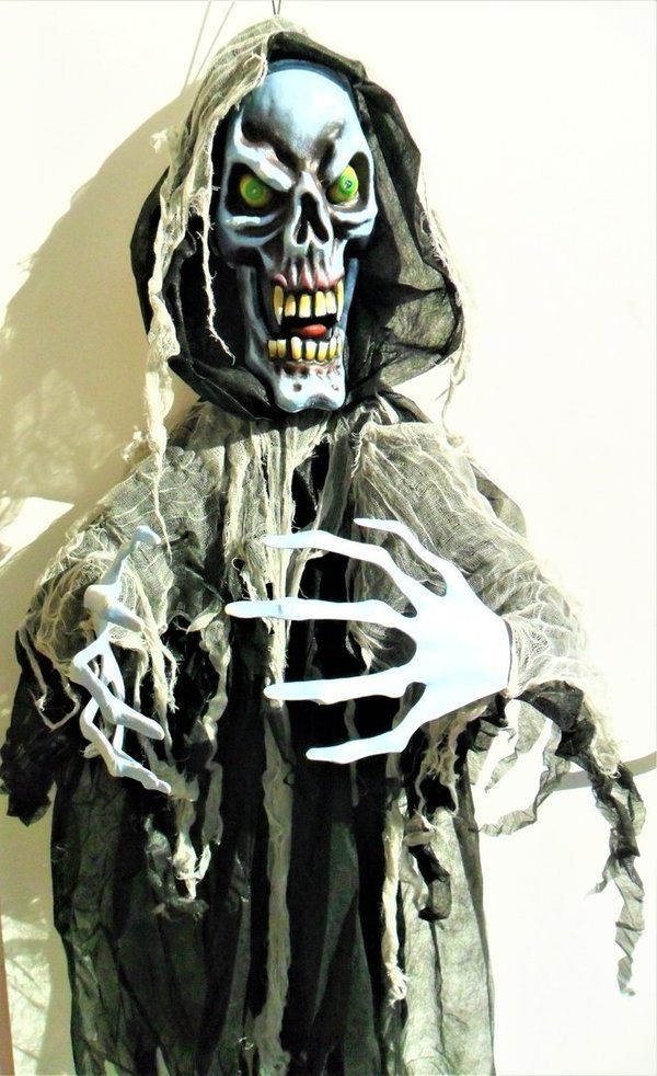 Grim Reaper mit sich farblich ändernden Augen - 183cm