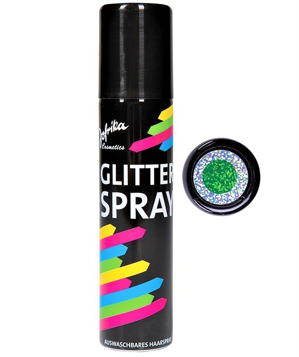 Jofrika Glitter Haarspray - grün