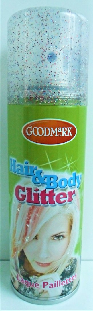 Goodmark Glitter Haarspray - bunt