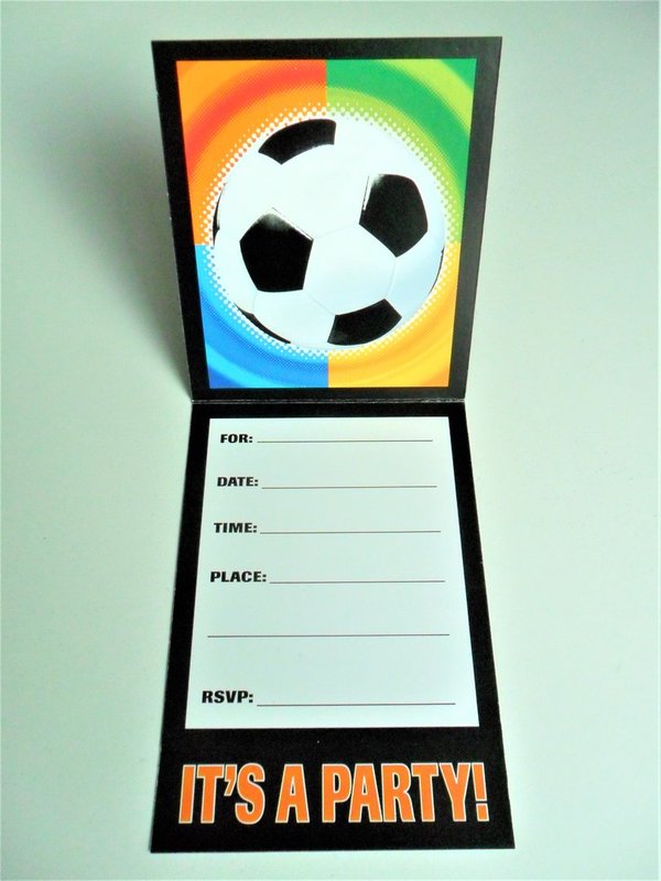 Einladungskarten Fussball