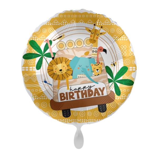 1 Folienballon "Safari Birthday"