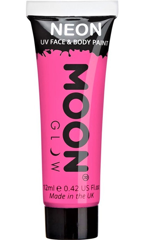 UV Neon Pink Face Paint Tube - 10ml