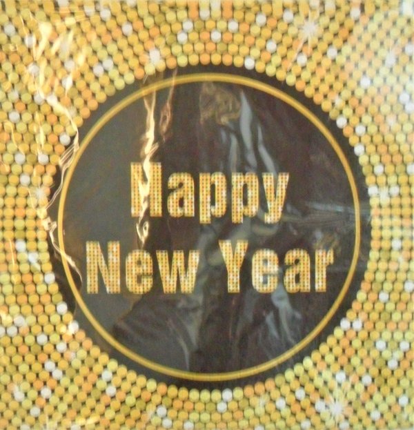 Servietten "Happy New Year" 33x33cm