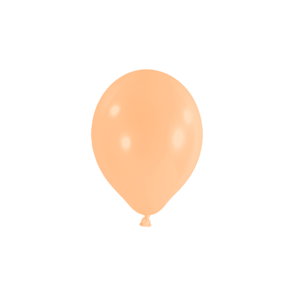 100 Miniballons - Pastell Pfirsich - 12cm