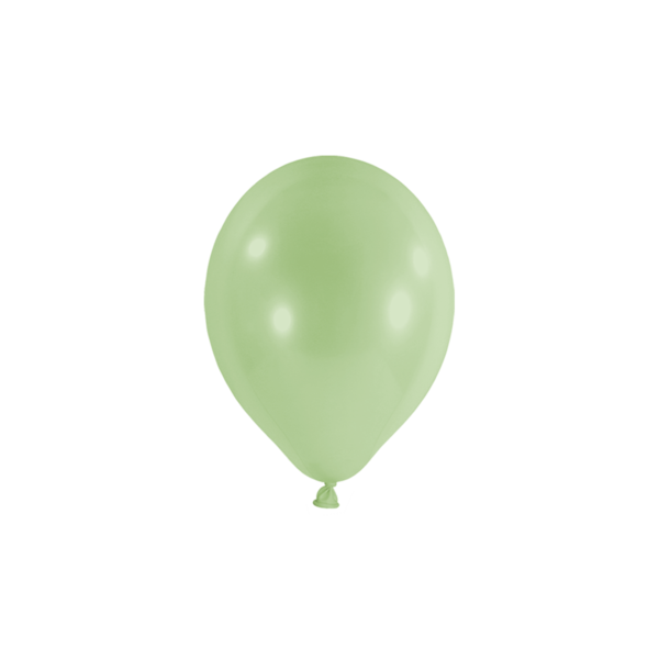 100 Miniballons - Pastell Pistazie - 12cm