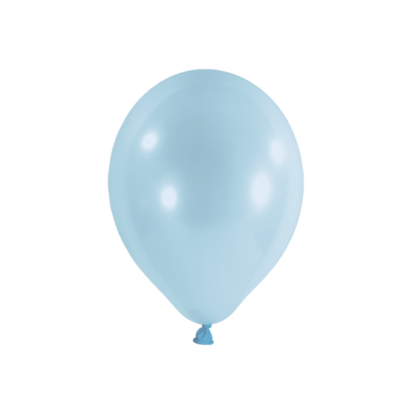 100 Luftballons - Pastell Hellblau  - Ø 23cm