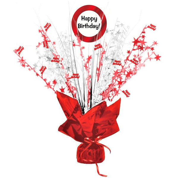 Glitter-Tischkaskade "Happy Birthday"