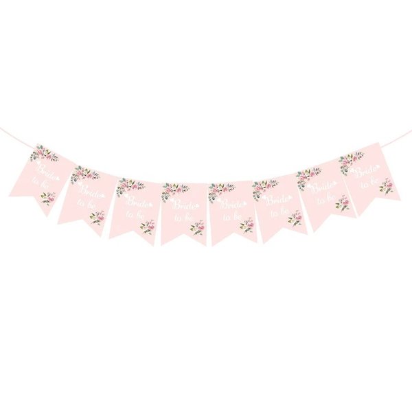 Banner Bachelorette Party "Bride to be" rosa - 250 cm